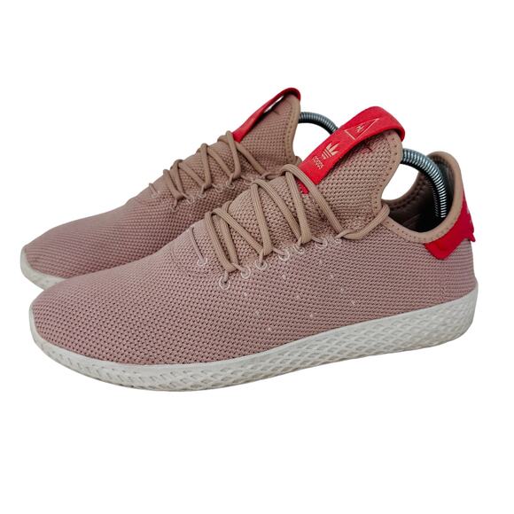 Adidas Pharrell Williams Tennis Shoes DB2564 HU‎ Ash Pearl Linen Womens Size 7 - Picture 1 of 10